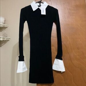 Caroline Constas Elegant Black and White Dress size XS-New with tags